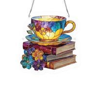 Catturatore Di Luce | Puzzle Acrilico Libro Decorativo Maker | Catcher Della Luce Solare per L'arte Delle Finestre | per Esterno Cortile Giardino Patio Casa Soggiorno Cucina Donna M