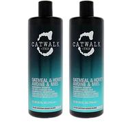 Catwalk by TIGI Oatmeal & Honey, Champú Nutritivo para Cabellos Dañados, 750 ml (Paquete de 2)