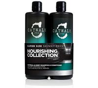 Catwalk by TIGI Oatmeal & Honey Set Champú y Acondicionador, 2x 750ml | Dúo nutritivo para cabello seco, dañado o teñido, con miel de acacia, vitamina E y aceite de coco