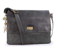 Catwalk Collection Handbags - Bolso Bandolera de Piel - Bolso Mensajero para Portátil 15 Pulgadas - Bolso Trabajo A4 Mujer - Sabine Grande - Verde