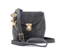 Catwalk Collection Handbags - Bolso Bandolera de Piel de Mujer - Bolso Cruzado con Correa Ajustable - Pequeño/Mediano - Frankie - Negro