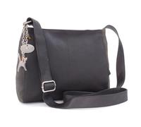 Catwalk Collection Handbags - Bolso Bandolera Mediano de Piel y Serraje - Bolso Cruzado de Mujer - Bolso de Diario Formato A5 - Charlotte - Marrón