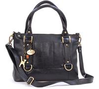 Catwalk Collection Handbags - Bolso de Hombre Grande de Piel - Bolso Tote Mujer - Bolso de Trabajo A4 - Correa Bandolera Desmontable - Gallery - Negro