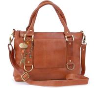 Catwalk Collection Handbags - Bolso de Hombre Grande de Piel - Bolso Tote Mujer - Bolso de Trabajo A4 - Correa Bandolera Desmontable - Gallery Tostado