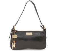 Catwalk Collection Handbags - Bolso de Hombro Pequeño - Piel - Bolso de Mano para Mujer - Bolsito para Fiesta - Celine - Negro BF