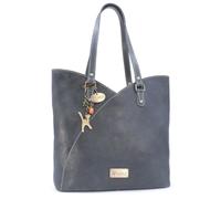 Catwalk Collection Handbags - Bolso Tote Bag Grande de Piel Envejecida - Bolso de Hombro Tulipán Mujer - Bolso de Mano de Trabajo - Abigail - Verde