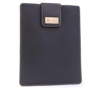 Catwalk Collection Handbags - Funda Acolchada para Tablet de Mujer - Estuche Protector de Piel - para Tablet 11 Pulgadas - Paige Pequeña - Negro