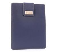 Catwalk Collection Handbags - Funda Acolchada para Tablet de Mujer - Estuche Protector de Piel - para Tablet 11 Pulgadas - Paige Pequeña - Azul