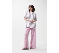 Catwalk Junkie Oversized Striped Tshirt Rosebloom Talla: 40 | Camisetas de Seda Outlet | Mujer | Rosa
