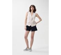 Catwalk Junkie Pinstripe Waistcoat Sandshell Talla: 40 | Camisetas Outlet | Mujer | Marrón