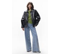 Catwalk Junkie Vegan Leather Jacket Black Talla: 40 | Chaquetas de Cuero Outlet | Mujer | Negro