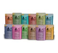 catz finefood Classic Collection - Paquete de Comida húmeda para Gatos, sin Cereales ni azúcar, con Alto Porcentaje de Carne, 24 Bolsas de 85 g