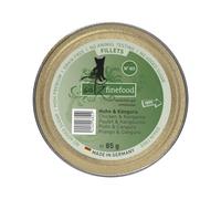 catz finefood Comida para Gatos húmeda y Fina, filetes nº 415, Pollo y Canguro en Jalea, sin Cereales, sin azúcar, en gelatina, 85 g (12 Unidades)