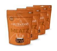 catz finefood Meatz 7 - Deliciosas golosinas para Gatos, Tiras crujientes a la Parrilla de Carne de Pato, con Aloe Vera para la microflora intestinal, Aperitivo para Gatos sin azúcar, sin Cereales (4