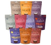 catz finefood Meatz - Tiras crujientes de Carne para Gatos, sin Cereales, sin azúcar, a la Parrilla y secadas, Diferentes variedades (11 x 45 g)