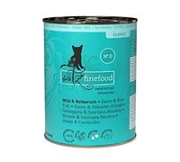 catz finefood N° 21 Salvaje y gallineta nórdica Comida para Gatos húmeda, refinada con Patatas y arándanos, 6 latas de 400 g