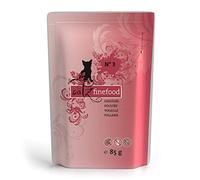 catz finefood N° 3 - Comida para Gatos húmeda, refinada con arándanos y Diente de león, 8 Bolsas de 85 g