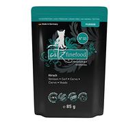 catz finefood Purrrr - Comida húmeda para Gatos monoproteína con monoproteína para Gatos sensibles a la nutrición, 70% de Carne, 16 Bolsas de 85 g
