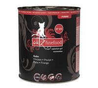 catz finefood Purrrr Pollo monoproteína Comida húmeda para Gatos n° 103, para Gatos sensibles a la nutrición, 70% de Carne, 6 latas de 800 g