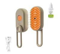 Catzcomfort Brush,cat steam brush,Catzcomfort Cleaning Steam Brush,For Cats And Dogs With Spray Function,Steam Pet Brush,Spray Function (orange color)