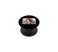 Catzilla Cat - Funny Cat Lover Anime Japanese Kawaii Meme Cat PopSockets PopGrip Adhesivo