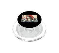 Catzilla Cat - Funny Cat Lover Anime Japanese Kawaii Meme Cat PopSockets PopGrip para MagSafe