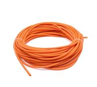 caucho flexible Tubo elástico resistente del tubo de la cuerda de la tensión del anticongelante de las mangueras de goma del látex de la naturaleza drenaje elástico (Color : Orange, Size : ID 5mm x