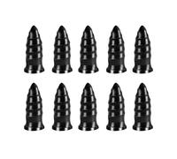 caucho para neumáticos,Tornillo de goma para reparación de neumáticos al vacío, 10 piezas | Kit de enchufe de reparación de neumáticos sólido y elástico para motocicleta eléctrica, bicicleta, coche