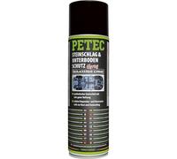 CAUCHO PETEC PARA PROTECCIÓN DE LOS BAJOS Y DE LAS PIEDRAS 73250 | 1 aerosol 73250, negro, se puede pintar sobre 500 ml, para piedras y protección de la parte inferior, color negro