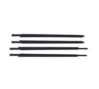 Caucho Sello Burlete De Goma Para Ventana Exterior De Coche, Tira De Sellado Impermeable Para Toyota Para Prius NHW20 2003-2007 2008 2009, 4 Uds.