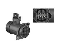 Caudalímetro 12V Heißfilmmassensensor 5-polig VALEO para U. A. Audi