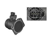 Caudalímetro 12V Heißfilmmassensensor 5-polig VALEO para U.a. Audi A4