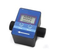 Caudalímetro de agua, Medidor De Flujo Ultrasónico, G1/2 G3/4 Pulgadas LCD Digital Agua Leche Aceite Sensor Totámetro Instrumentos Medición,Para tuberías, jardinería(G1/2)