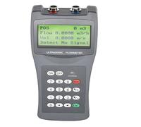 Caudalímetro de agua, Medidor De Litros Agua, Flujo Ultrasónico Portátil, Sensor Abrazadera TDS-100H Para,Para tuberías, jardinería(S1)