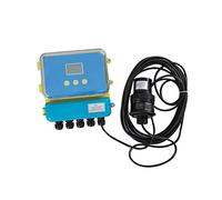 Caudalímetro de canal/drenaje abierto ultrasónico Medidor de flujo de agua de río 4-20mA RS485 (opcional) Sensor de líquido Transmisor sin contacto(Split type)