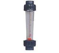 Caudalímetro de líquidos para tubos de plástico, medidor de caudal de agua de alta precisión y resistencia a ácidos y álcalis, medidor de caudal de amplio rango de 160 a 1600 LPH
