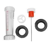 Caudalímetro de Líquidos Plástico, Alta Precisión 4%, Rango 1-10m³ / H, Panel Transparente - Fácil Lectura, Resistente a Ácidos y Alcalinos, Para Uso Industrial y Doméstico