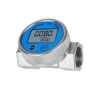 Caudalímetro digital ± 1% de precisión QTS PTS L GAL DN20/DN25 Medidor de flujo de metal impermeable Control de flujos de metal líquido industrial