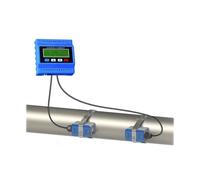 Caudalímetro digital de líquidos TUF-2000M, módulo de caudal ultrasónico con sensor de abrazadera TS-2, TM-1 y TL-1, DN15-DN6000 for tuberías de cobre/PVC Alta sensibilidad, bajo error(Host and TM1)
