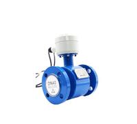 Caudalímetro electromagnético anticorrosión for aguas residuales, tipo de tubería de líquido dividido integrado con sensor de pantalla digital(DN40 PTFE)