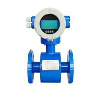 Caudalímetro electromagnético con pantalla digital for tuberías de agua líquida y aguas residuales, 4-20 mA RS485 Lecturas precisas(DN65)