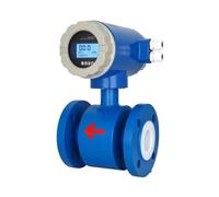 Caudalímetro electromagnético con pantalla LCD, 0,5%, 24 V CC, transmisor de caudal de líquidos de aguas residuales de acero inoxidable Lecturas precisas(DN10)
