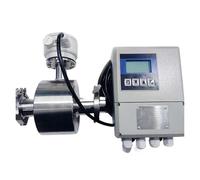 Caudalímetro electromagnético de abrazadera acero inoxidable for líquidos químicos(32)