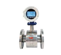 Caudalímetro electromagnético de acero inoxidable RS485 4-20 mA for tuberías agua líquida(DN15-AC220V)