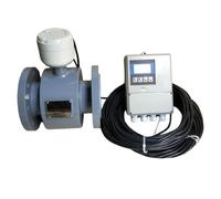 Caudalímetro electromagnético de tipo dividido IP68 for aguas residuales en tuberías de líquidos, medición digital inteligente de caudal industrial DN10-DN50,Alta Precisión(DN32)