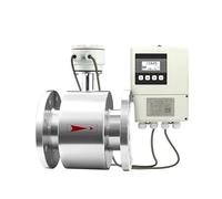 Caudalímetro electromagnético dividido DN10 DN20 DN25 SS304, caudalímetro de líquido conductor,A prueba de la intemperie(DN10)
