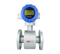 Caudalímetro electromagnético for aguas residuales DN65 DN80 DN100, caudalímetro electrónico integrado de 4-20 mA. Lecturas precisas(DN50)
