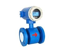 Caudalímetro electromagnético for aguas residuales, líquido de alcantarillado, en línea, 1,6 MPa, con pantalla LCD Lecturas precisas(DN20-normal,12V)