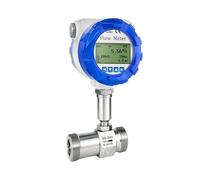Caudalímetro electromagnético industrial con pantalla digital LCD, sensor de caudal de agua de turbina DN4-DN100 Medición y respuesta rápidas(DN4)