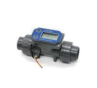 Caudalímetro electrónico de turbina PVC 1", 1-1/2", 2", 2-1/2" y 3" con pantalla digital LCD for riego granjas jardines Baja repetibilidad(With cable,DN65)